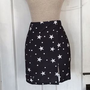 nasty gal star mini skirt